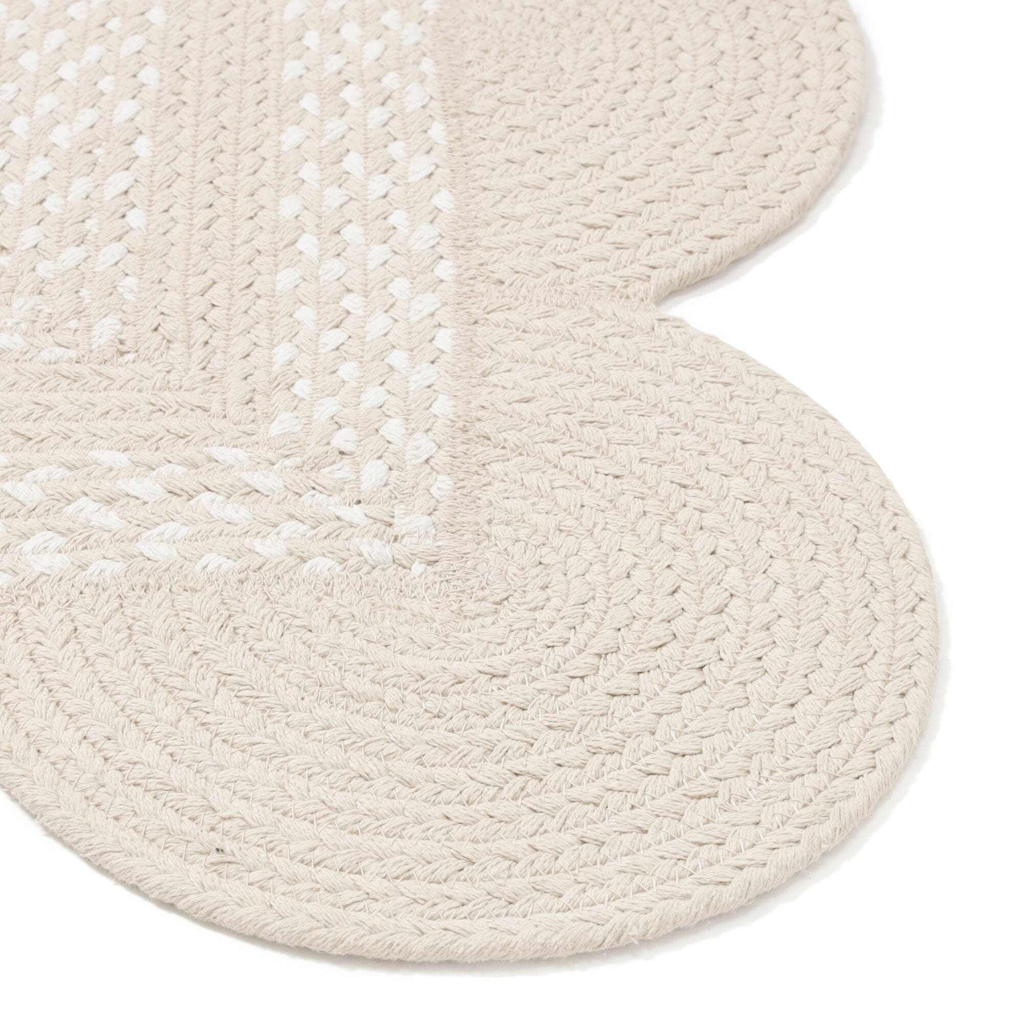 Maris Cotton Rug Medium Beige x White