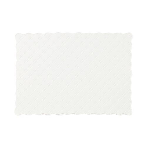 Cool Quilt Rug Scallop Medium Ivory