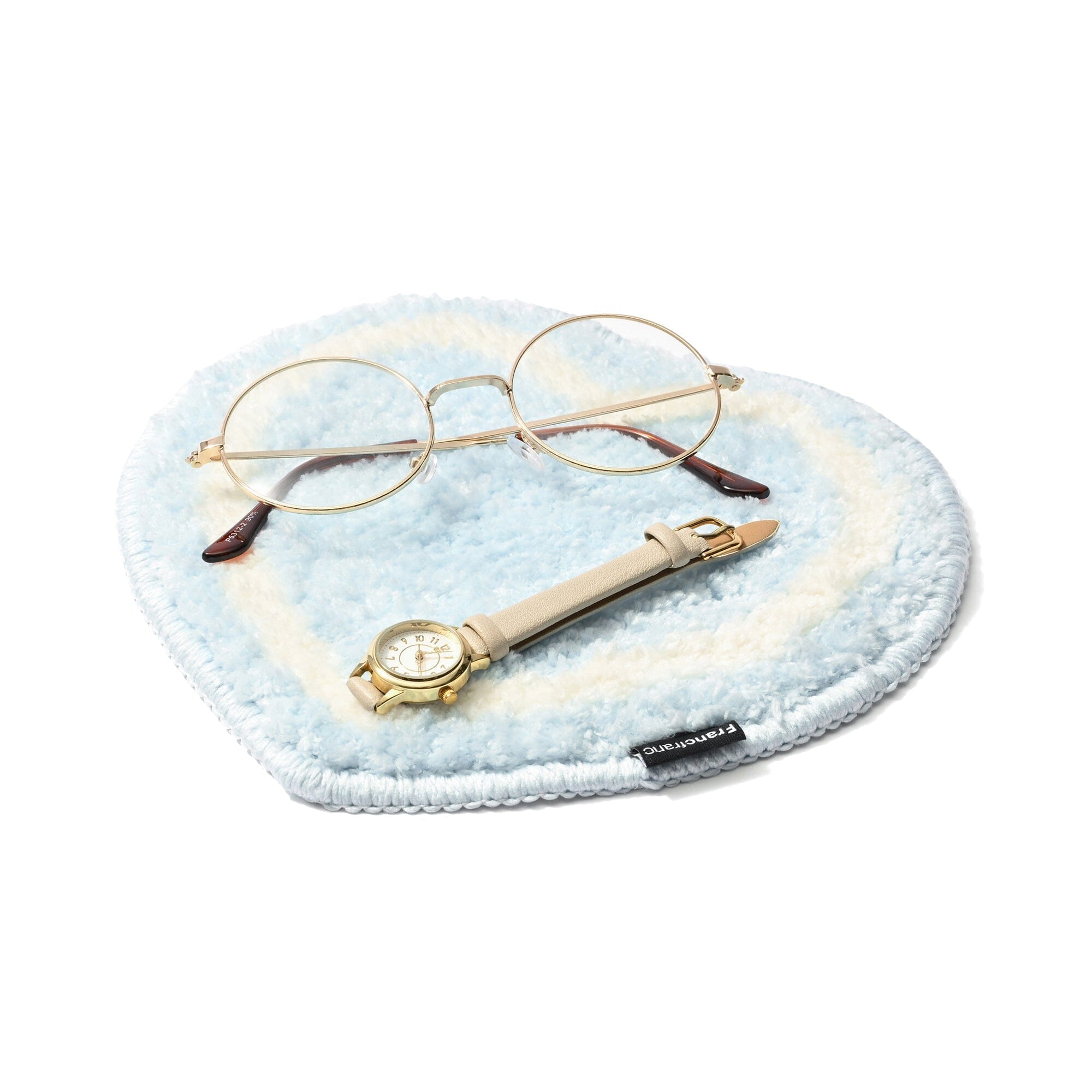 Mini Mat Heart Light Blue