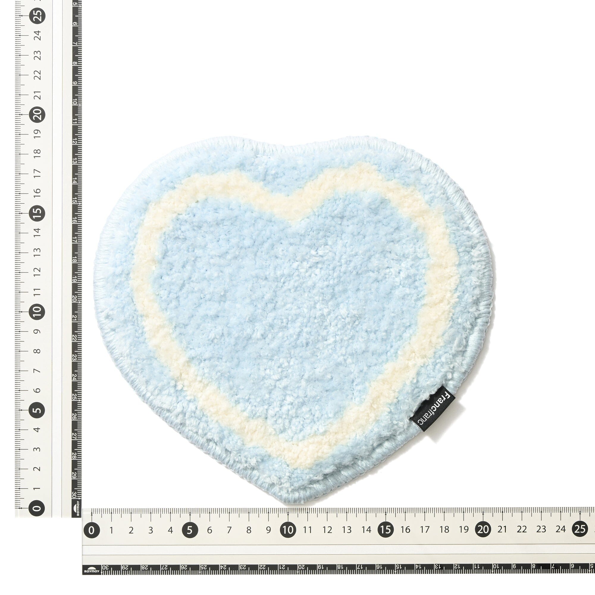 Mini Mat Heart Light Blue
