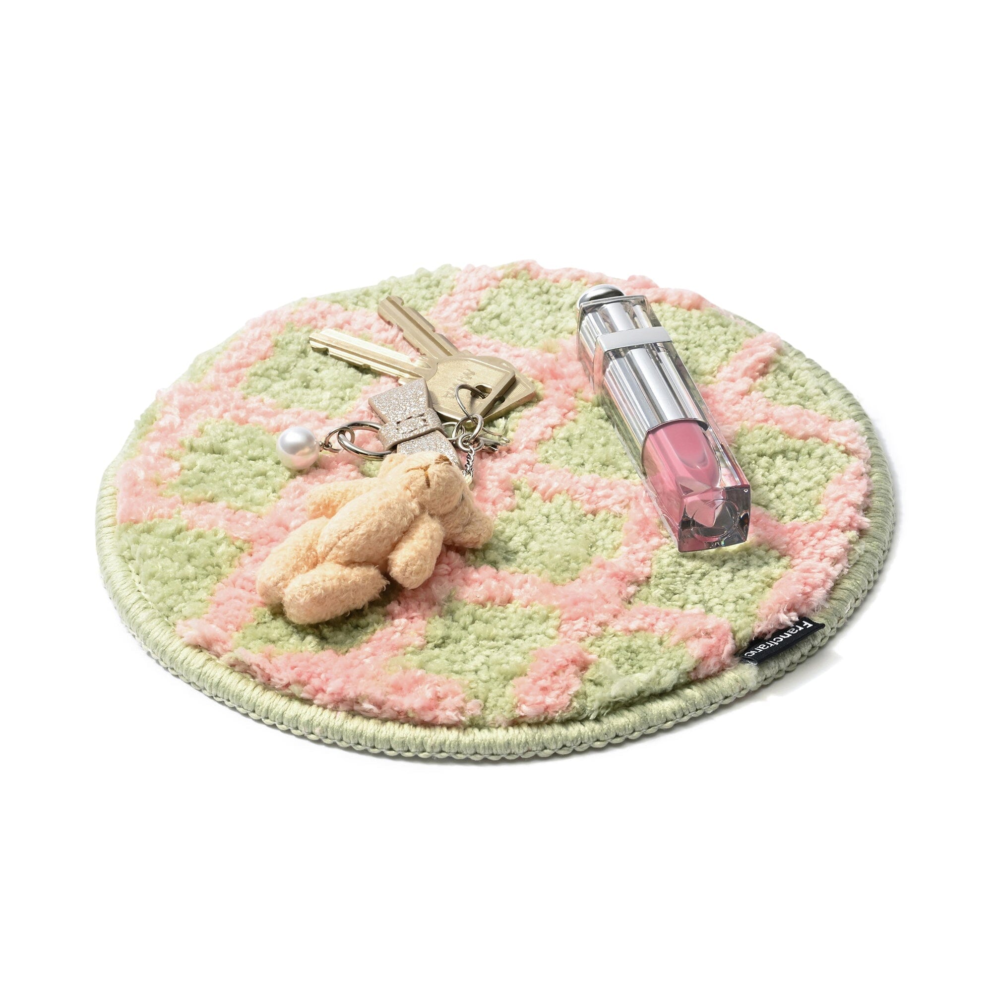 Mini Mat Windowpane Pink X Light Green