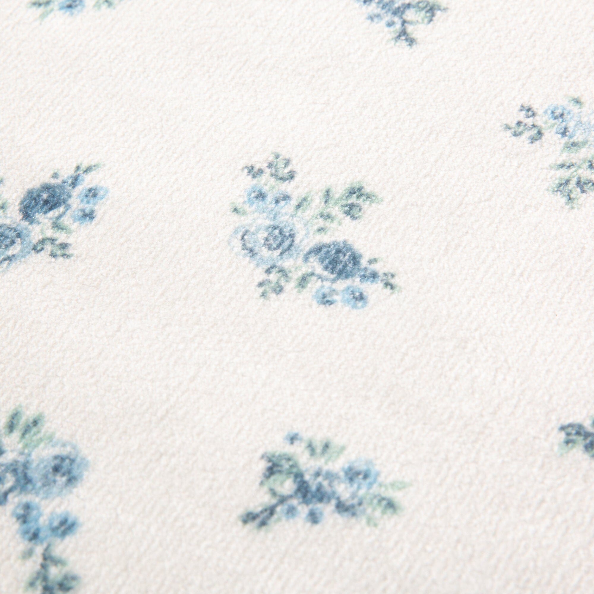 Design Print Rug Small Flower Pattern Size M 2000 X 1400  Blue