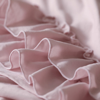 Fuwaro Cooling Quilt Frill Single Pink