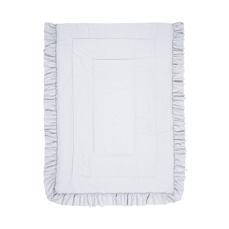 Fuwaro Cooling Quilt Frill Single Grey