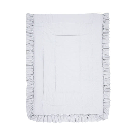 Fuwaro Cooling Quilt Frill Single Grey