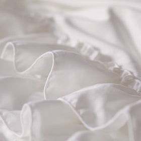 Fuwaro Cooling Quilt Frill Single White