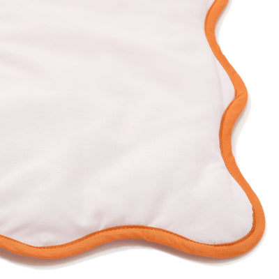 Fuwaro Cooling Quilt Bicolor Wave Single Pink X Orange