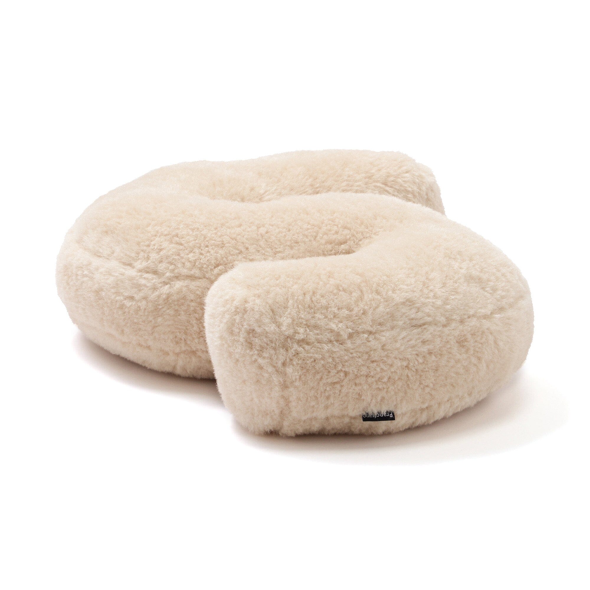 Wriggling Cushion Beige