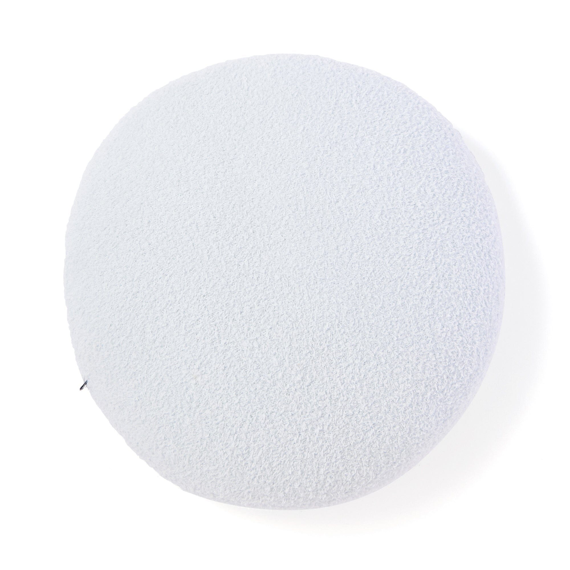 Mochimochi Cushion Fluffy Knit Φ400 Light Blue