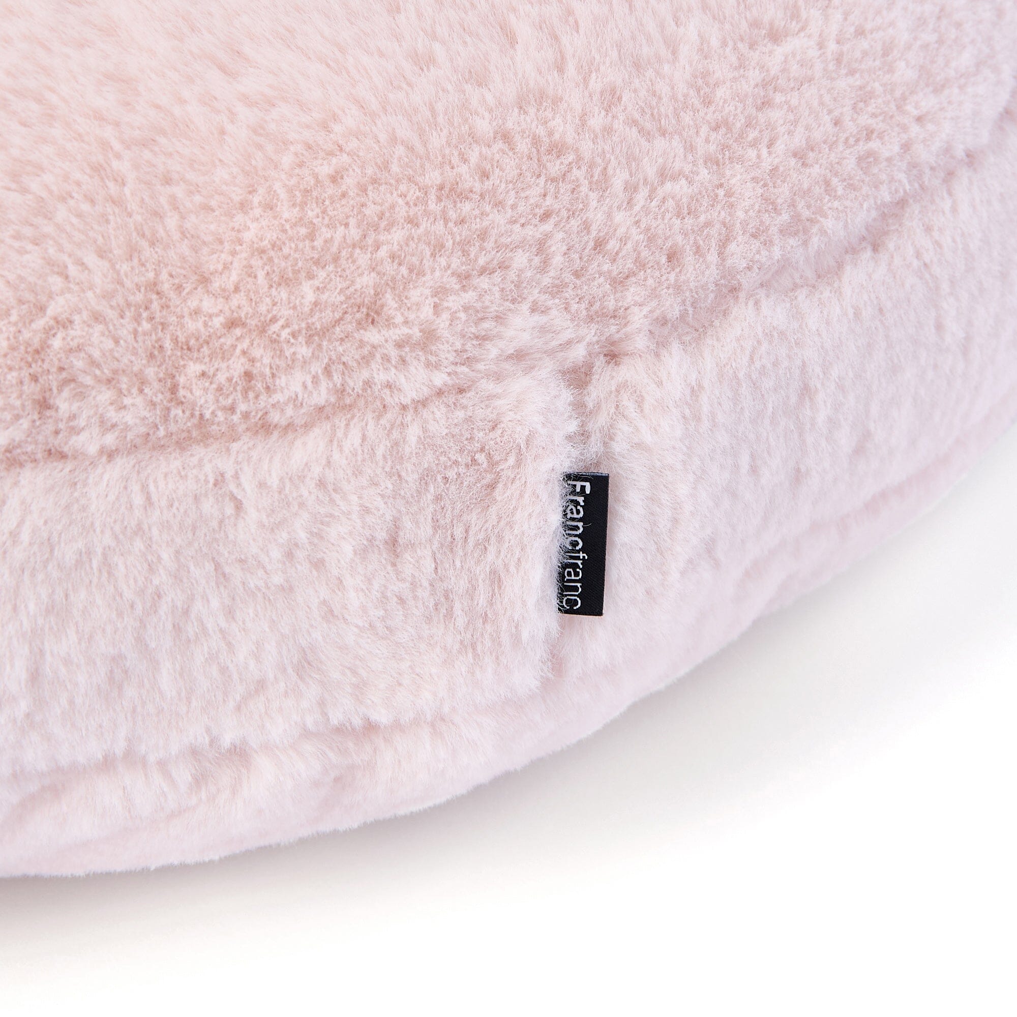Mochimochi Cushion Eco Fur Φ600 Pink