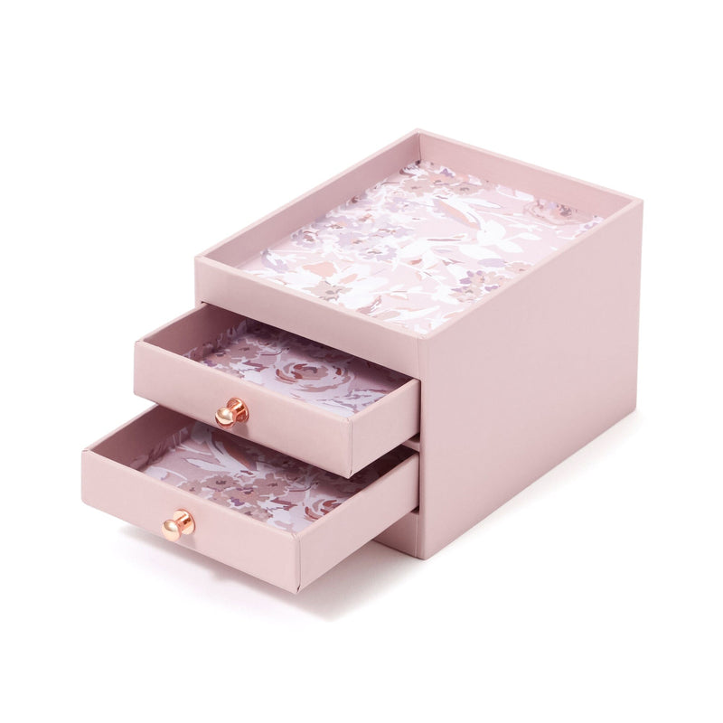 Petite Mini Chest  Drawers 2S Flower Pink