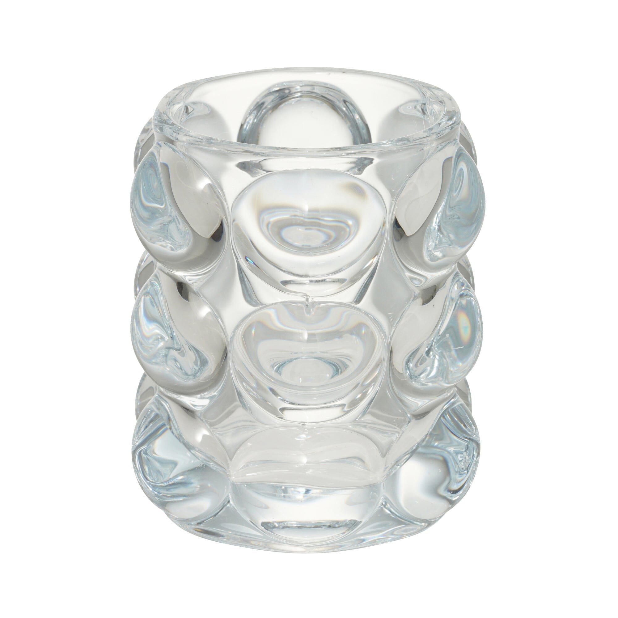 Bubble Glass Pen Holder Clear