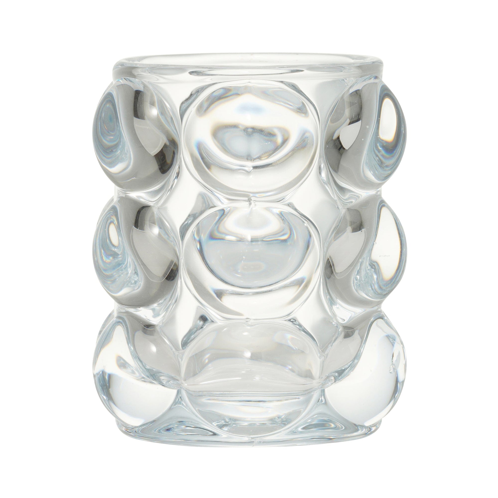 Bubble Glass Pen Holder Clear
