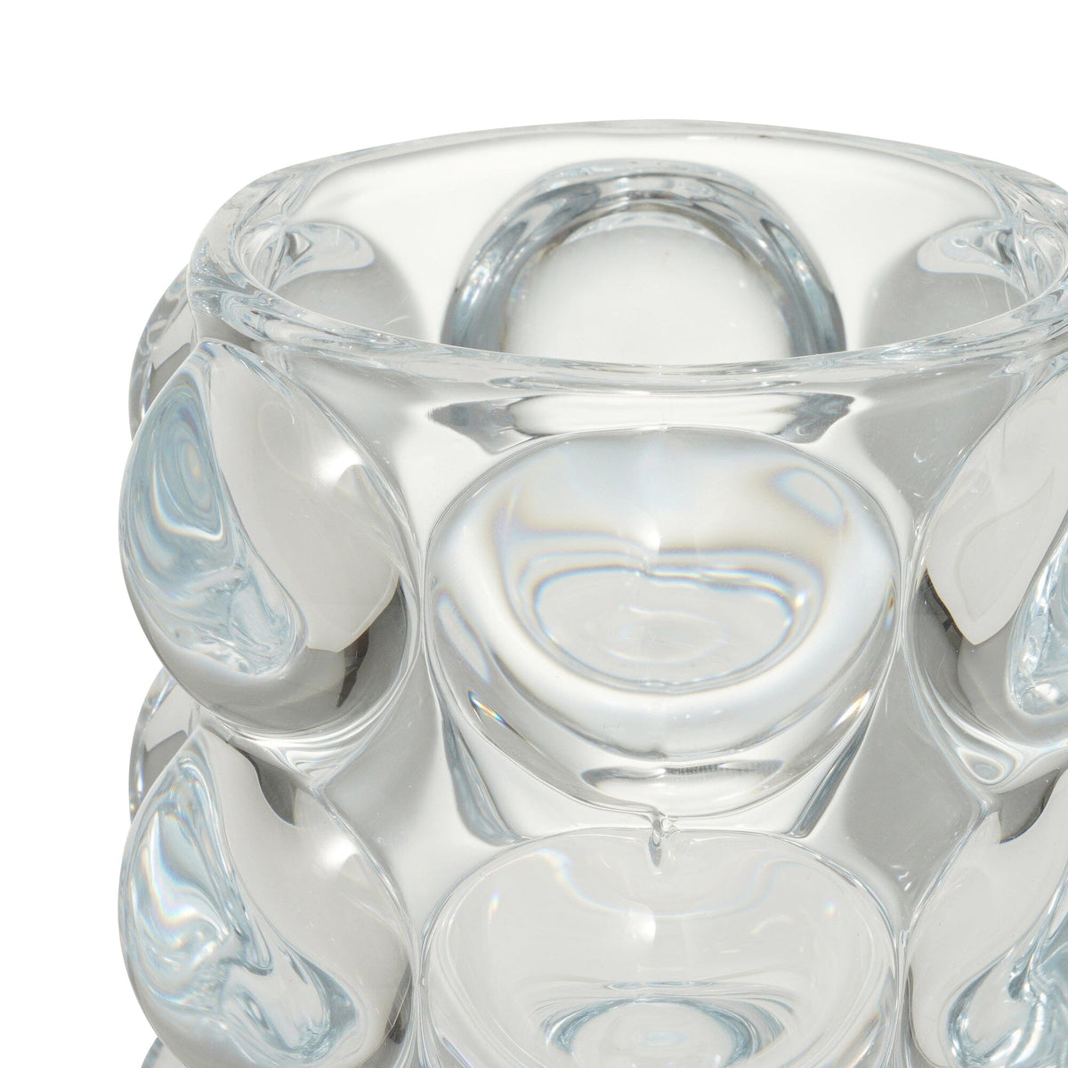 Bubble Glass Pen Holder Clear