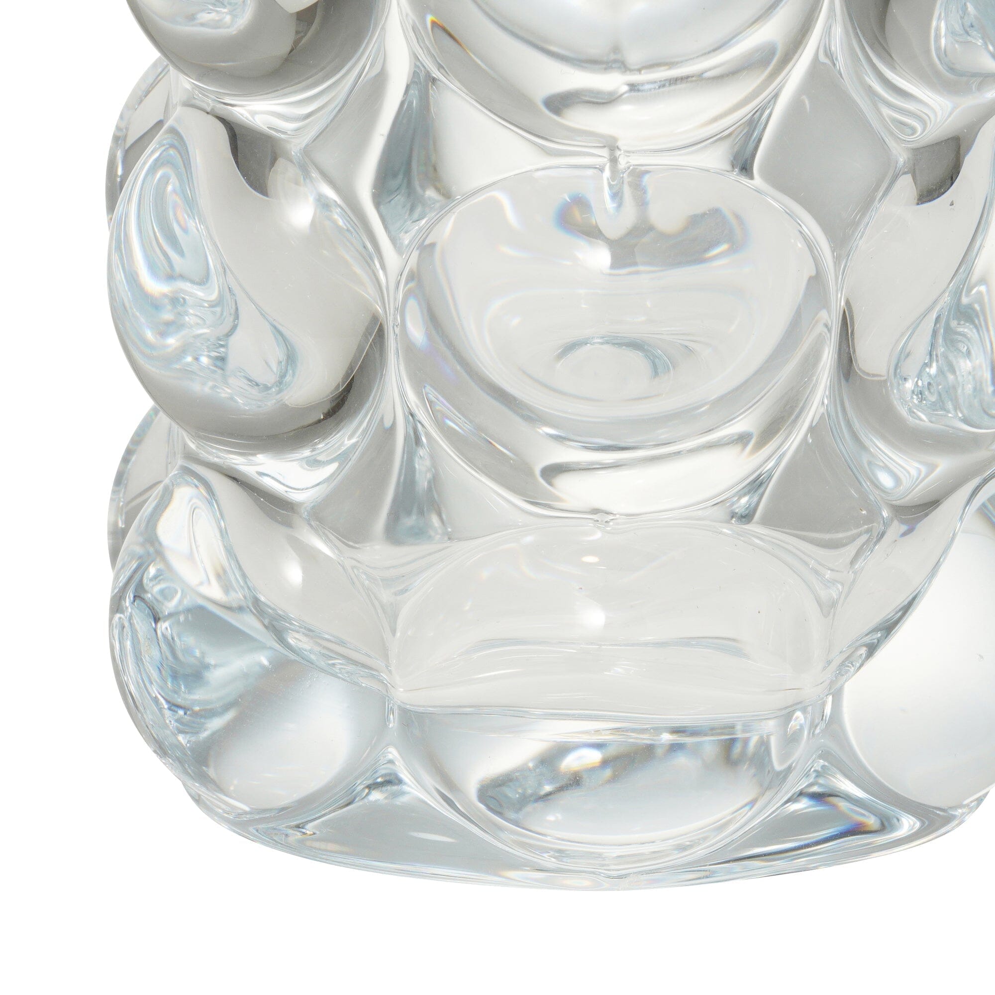Bubble Glass Pen Holder Clear