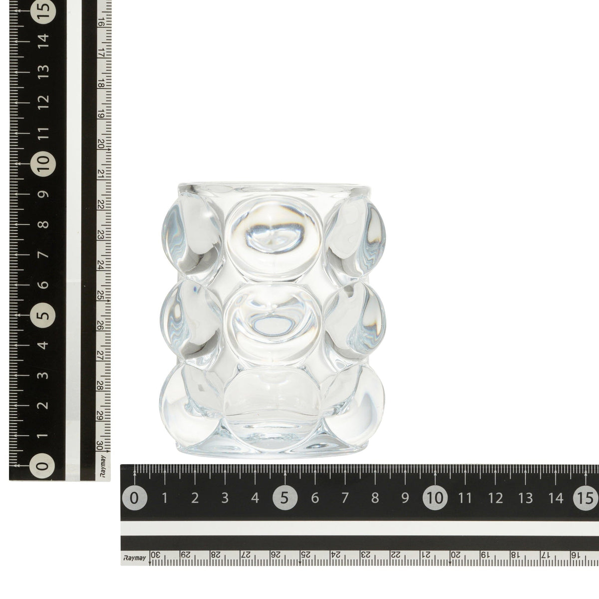 Bubble Glass Pen Holder Clear