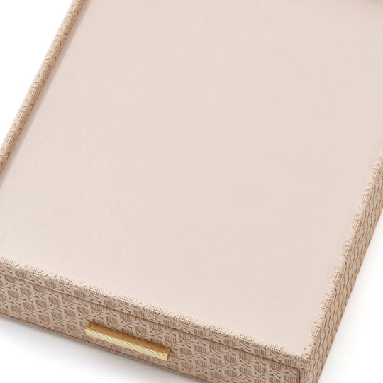 Embossed Stationery Box Large Pink