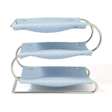 QUILITING三層托盤藍色