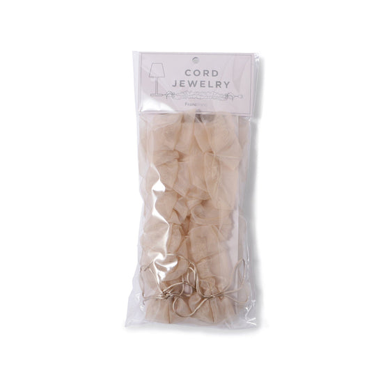 Cord Jewelry Organdie Ivory