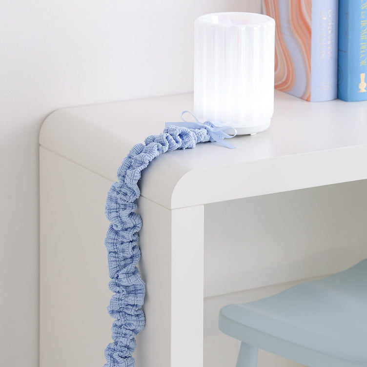 Cord Jewelry Shirring Light Blue