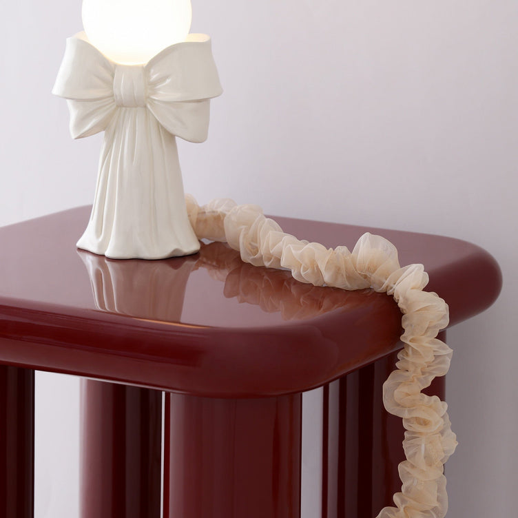 Cord Jewelry Shirring Light Blue