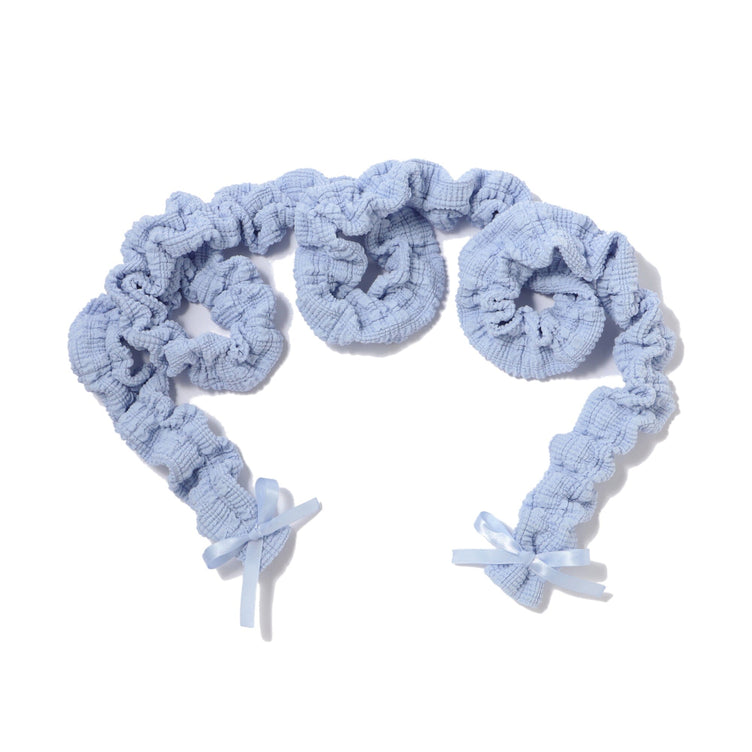 Cord Jewelry Shirring Light Blue
