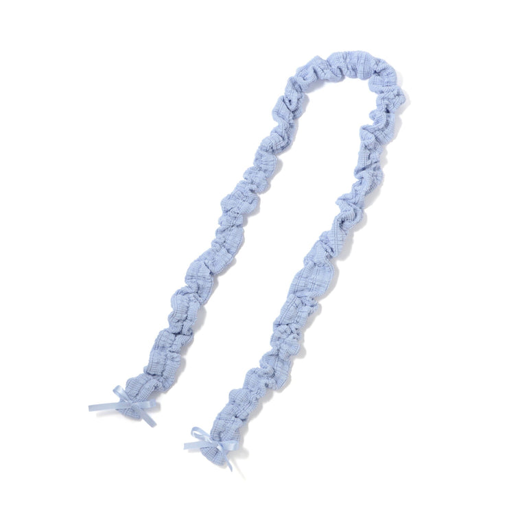 Cord Jewelry Shirring Light Blue