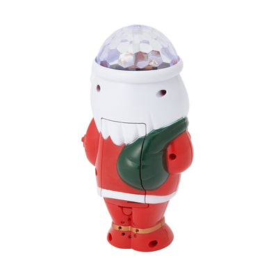 Music Mirror Ball Santa