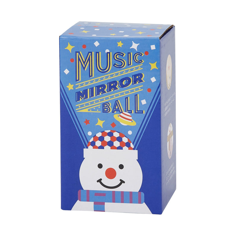 Music Mirror Ball Snowman