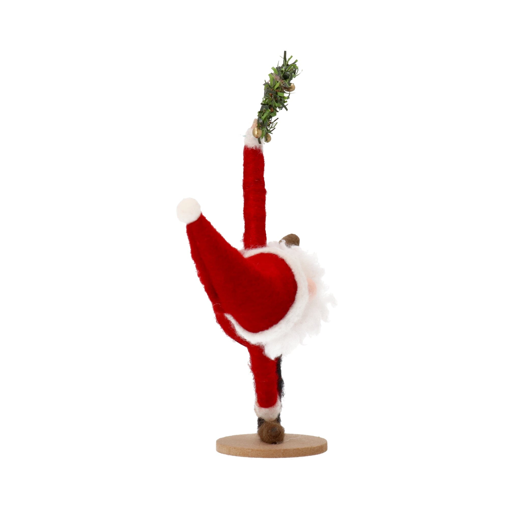 Fabric Object Yoga Pose Santa Wreath