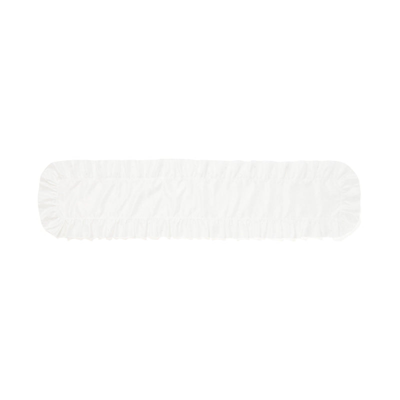 Frill Pearl Table Runner White