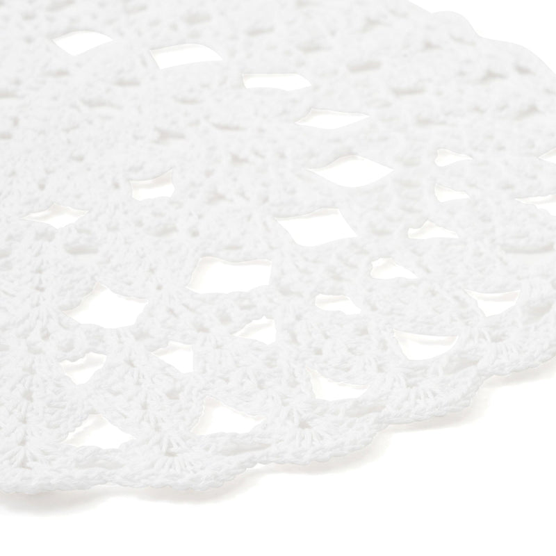 Crochet Lunch Mat White