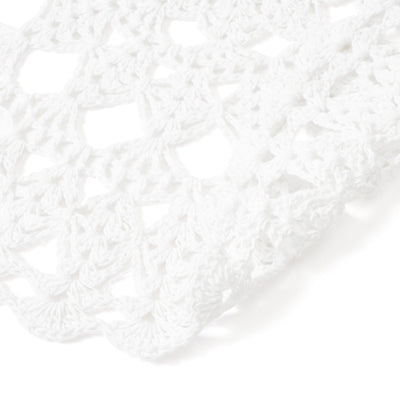 Crochet Lunch Mat White