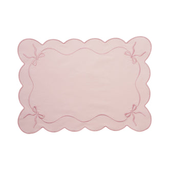 Ribbon Lunch Mat Pink