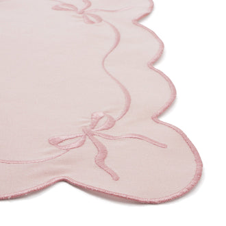 Ribbon Lunch Mat Pink
