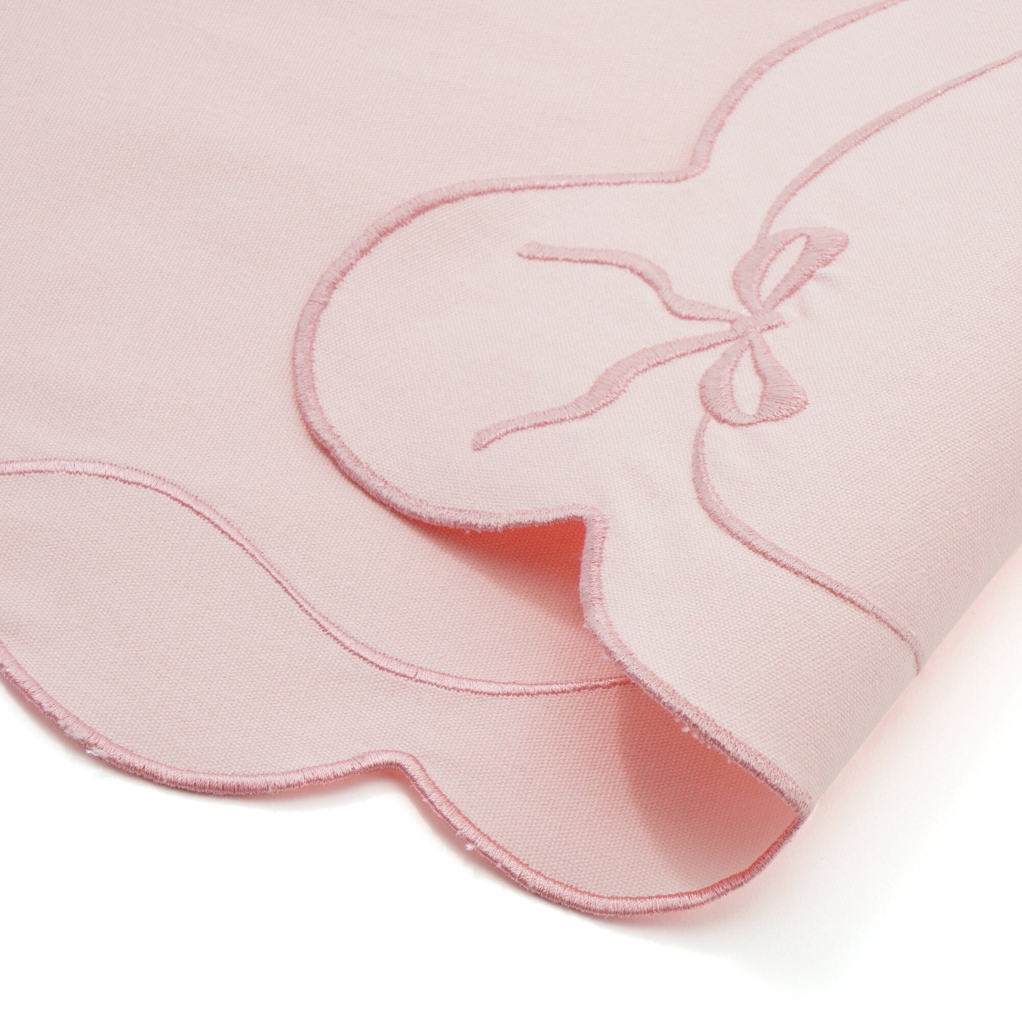 Ribbon Lunch Mat Pink