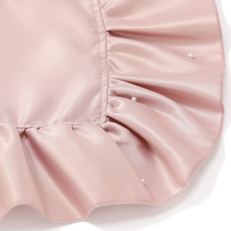 Frill Pearl Lunch Mat Pink