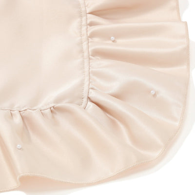 Frill Pearl Lunch Mat Beige