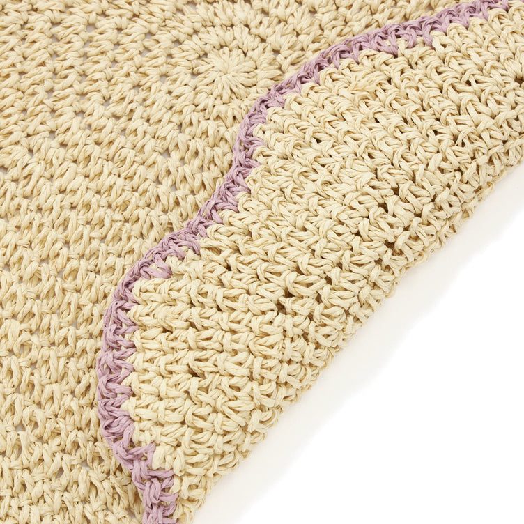 Wave Paper Placemat Pink