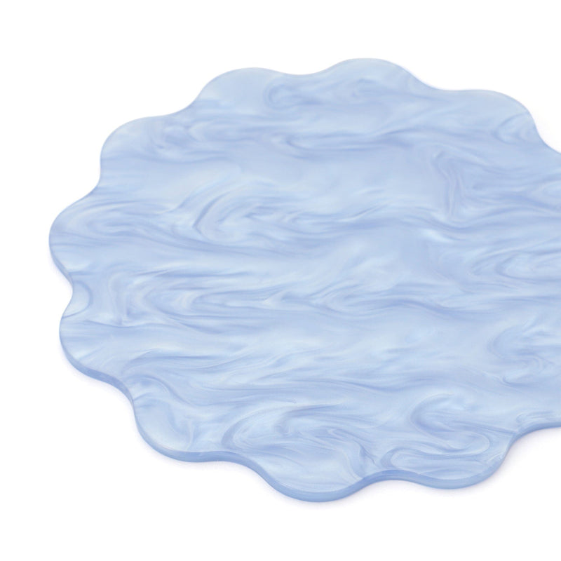 Color Marble Coaster  Blue