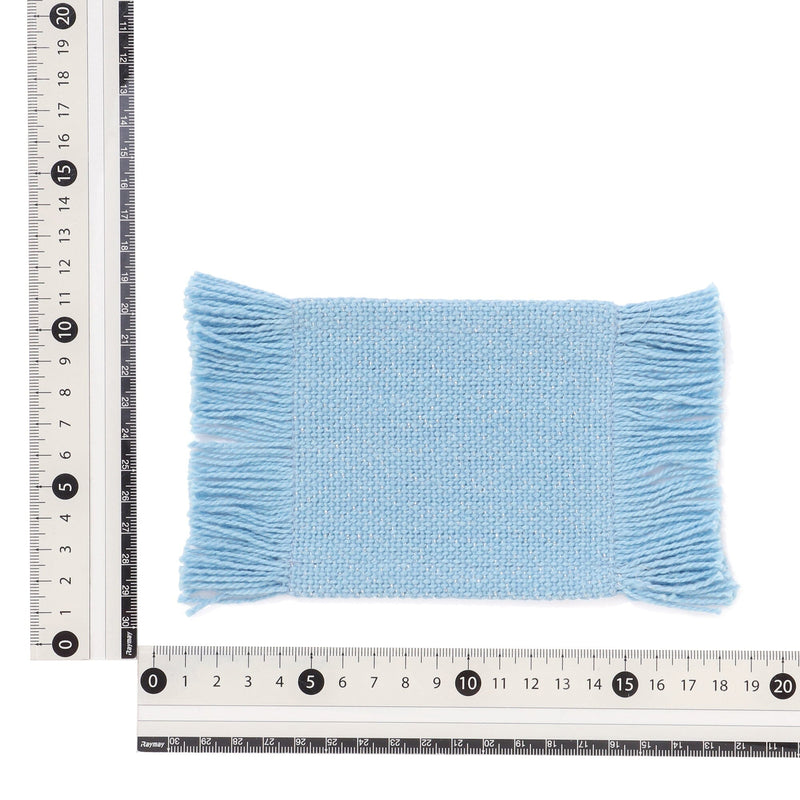 Fringe Coaster Blue