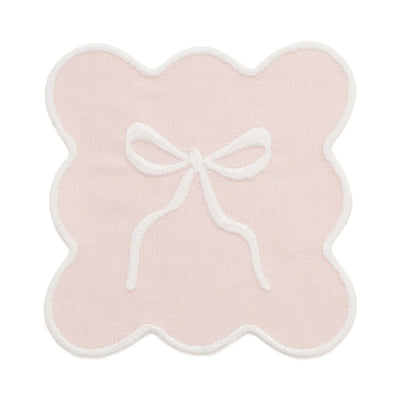 Ribbon coaster pink