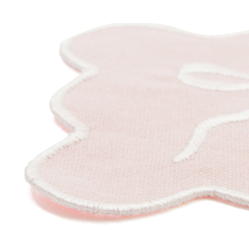 Ribbon coaster pink