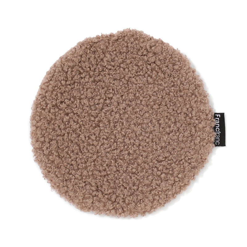 Boucle Coaster Brown