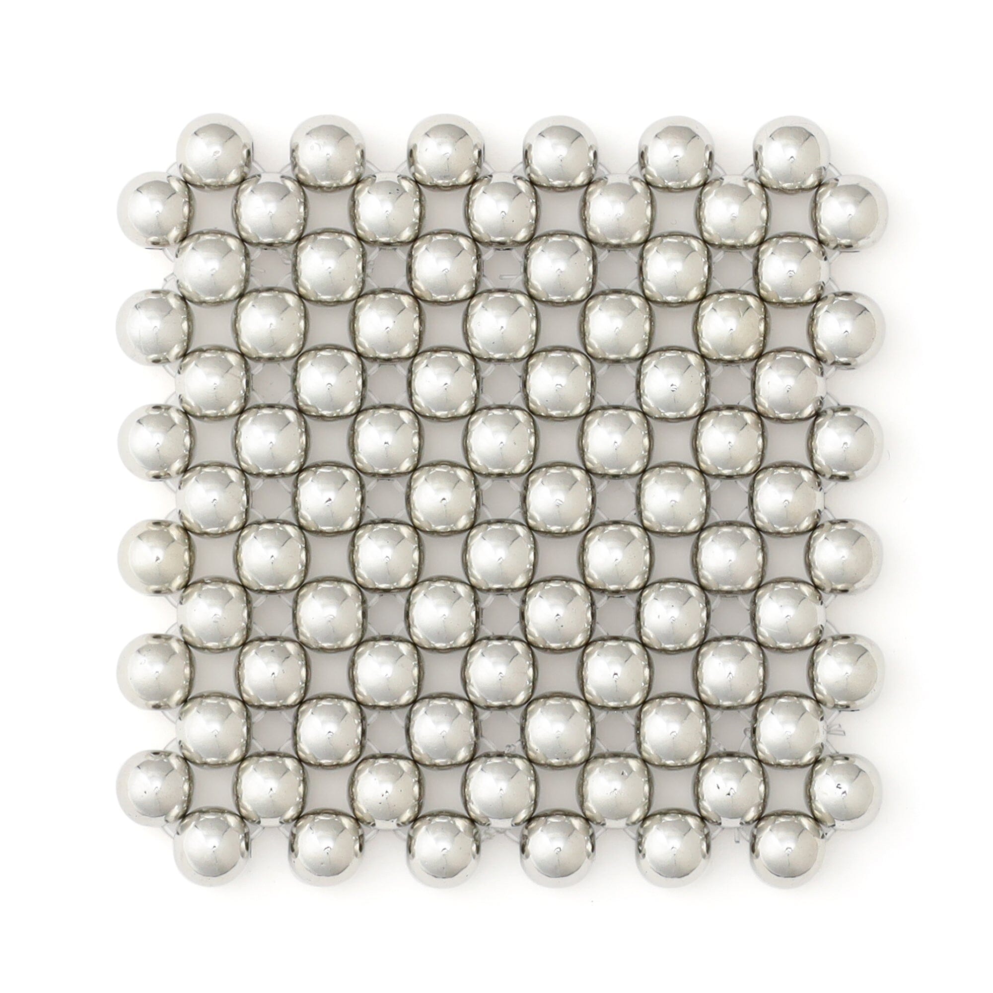 Bead Coaster Silver