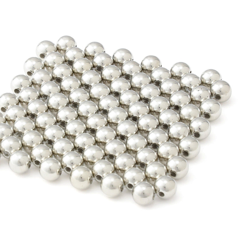 Bead Coaster Silver