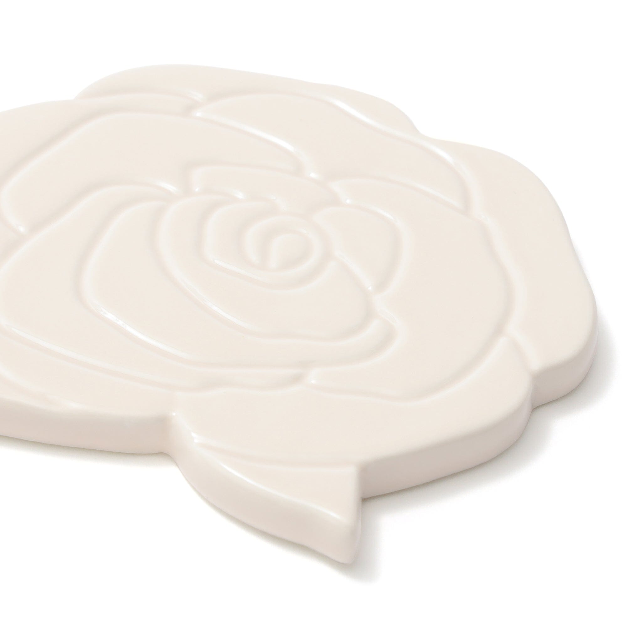 Rose Coaster Ivory