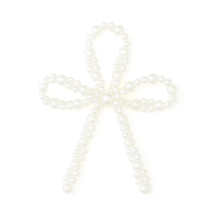 Napkin Rings 2pcs Pearl Ribbon