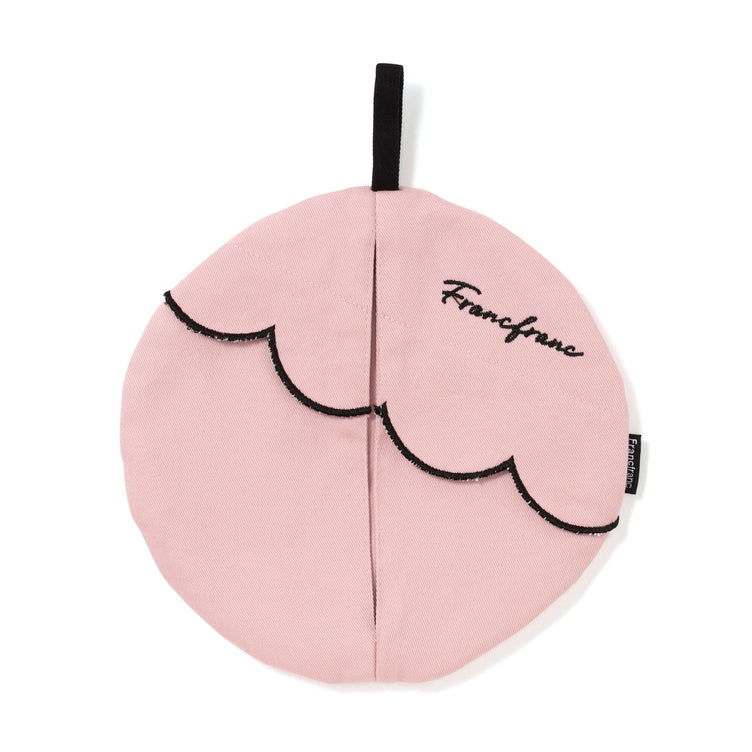 Scalloped Pot Holder Pink
