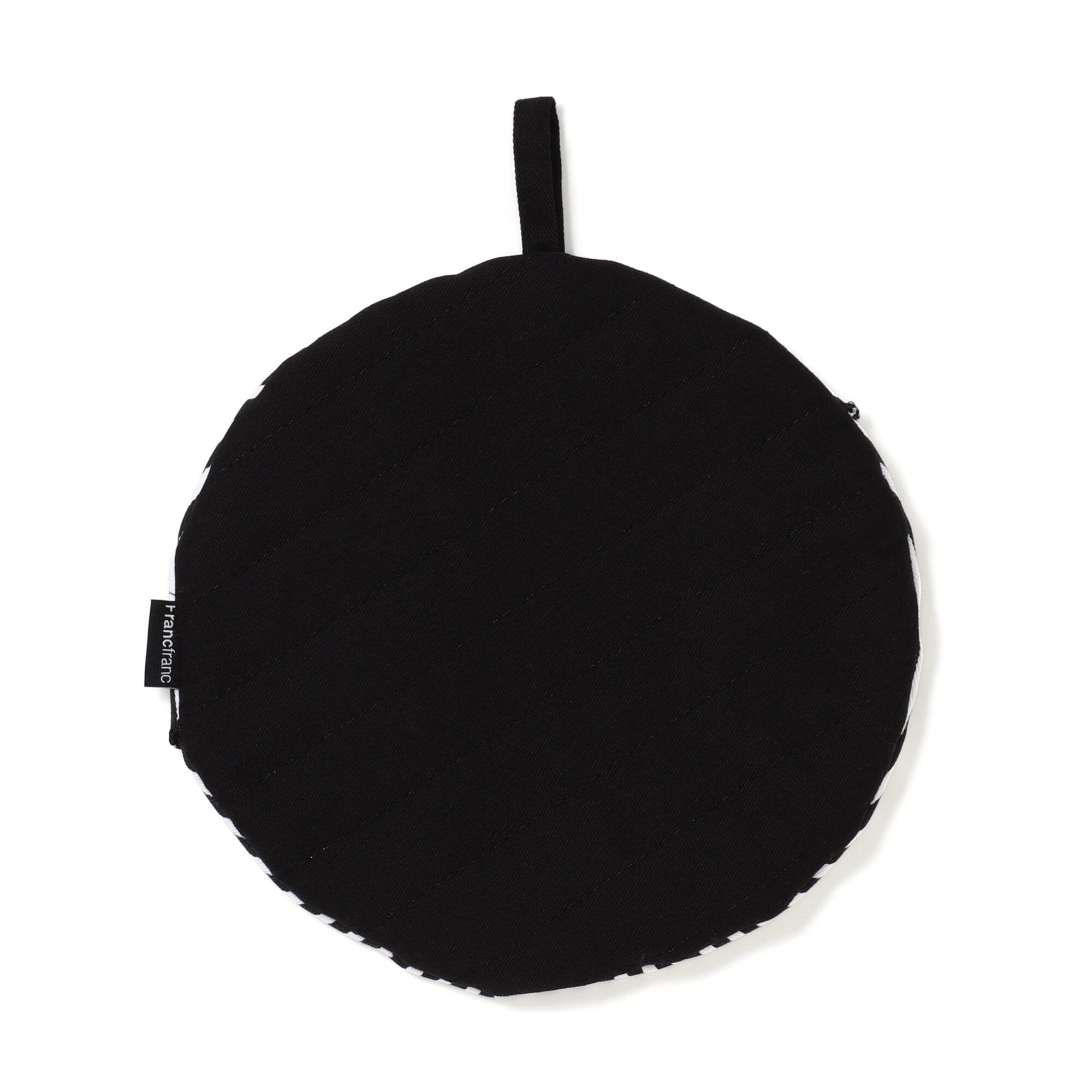 Scalloped Pot Holder Black